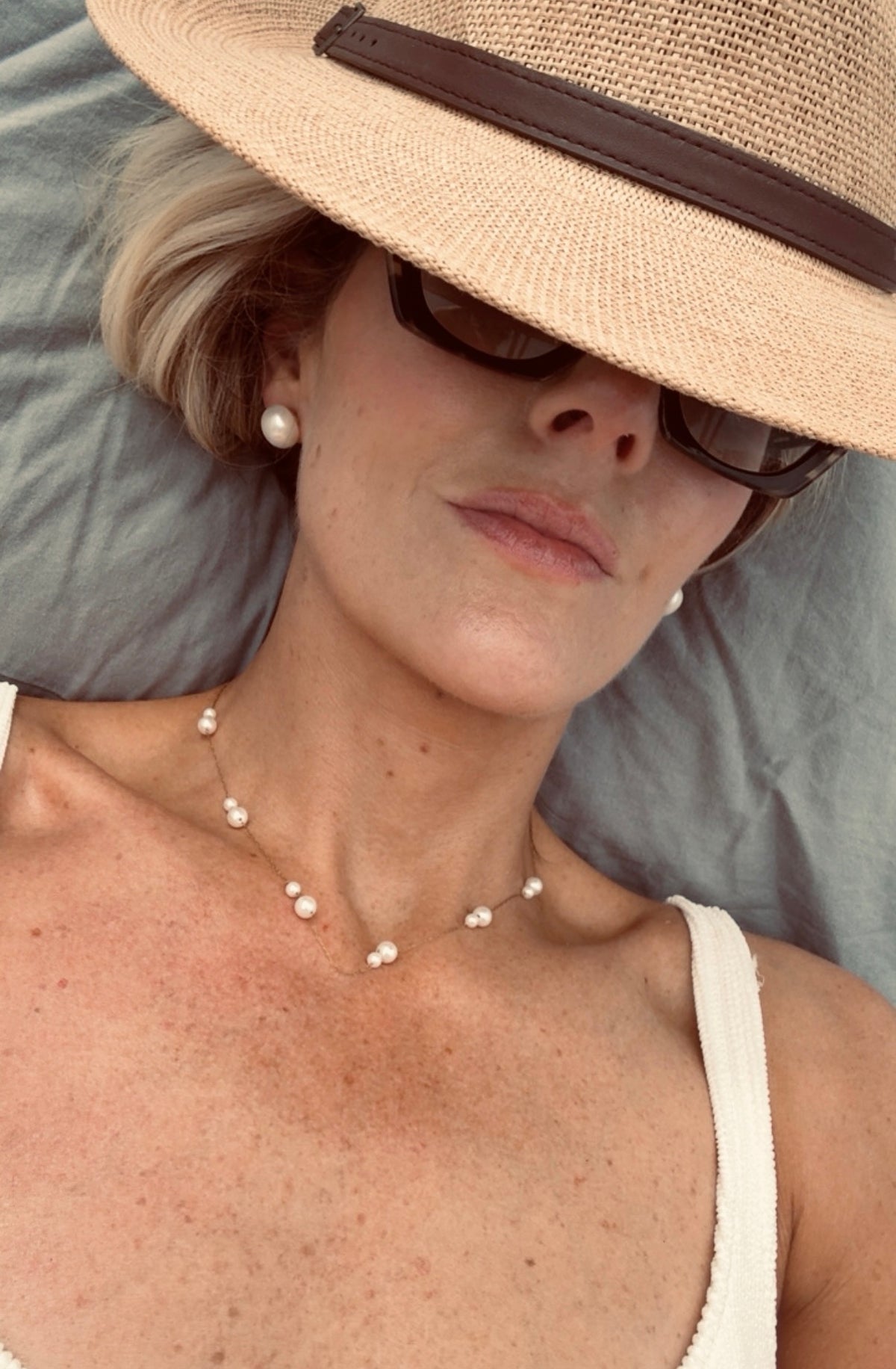 Daisy - Pearl Gold Necklace PRE ORDER 15/06