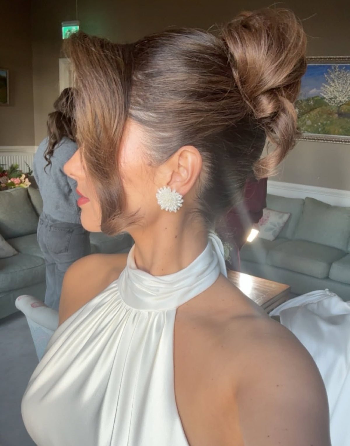 Lydia - Pearl Cluster Earring