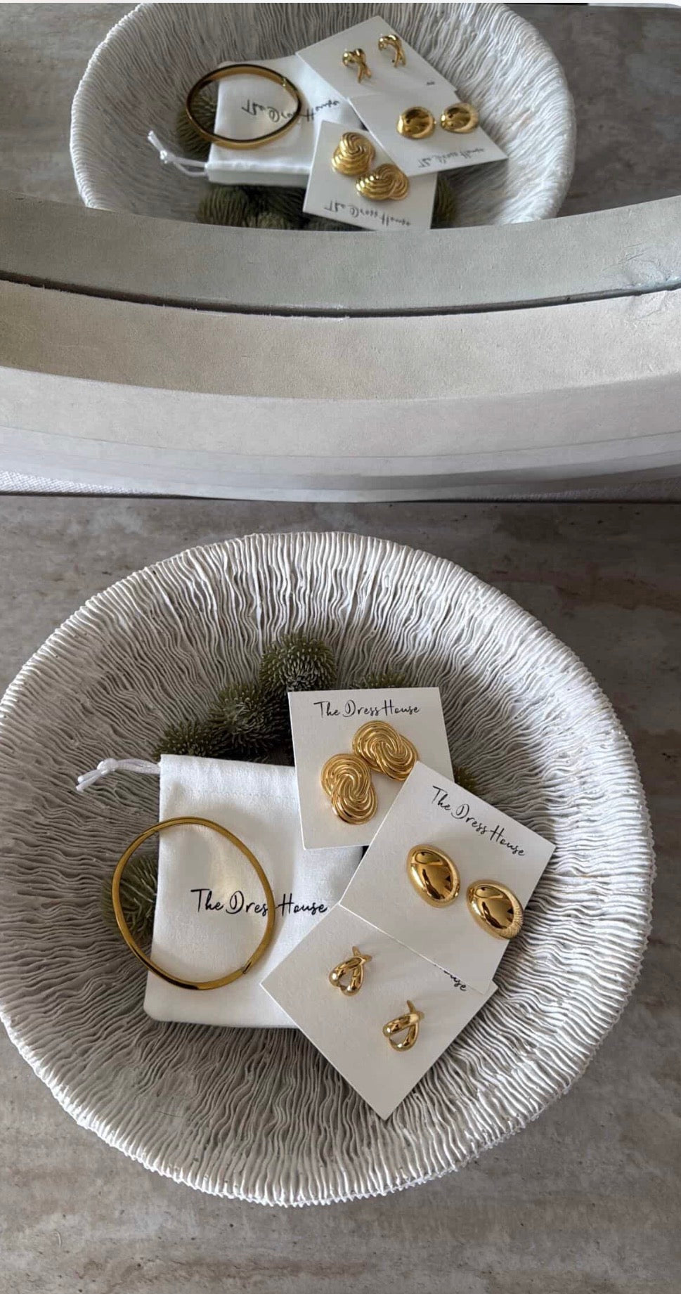 Didi - Gold Statement Earring