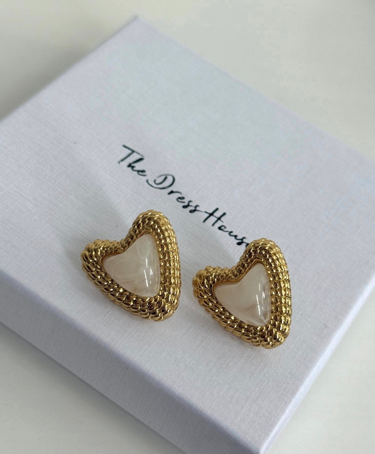 Bella - Gold Heart Earring