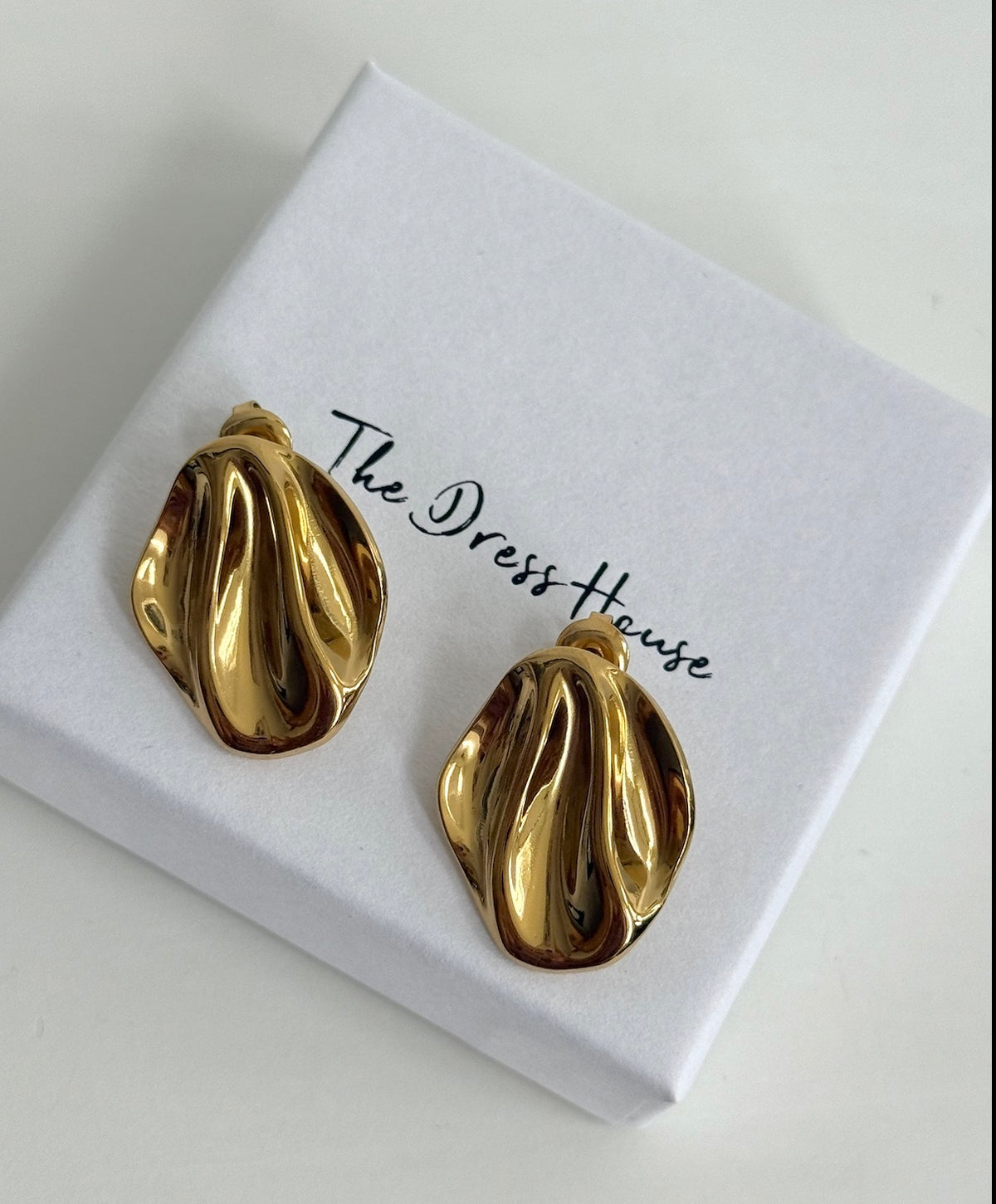 Livia - Gold Statement Earring
