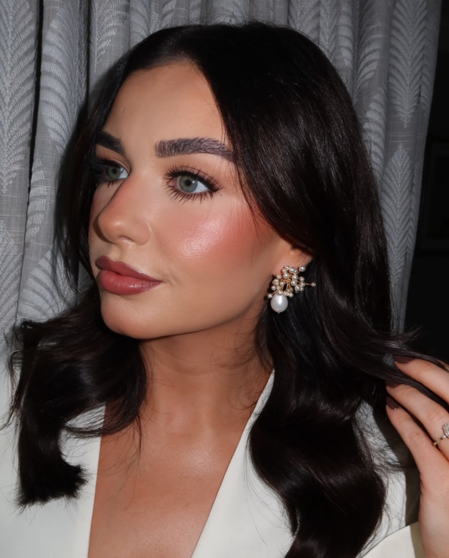 Sofia - Gold Pearl Earring