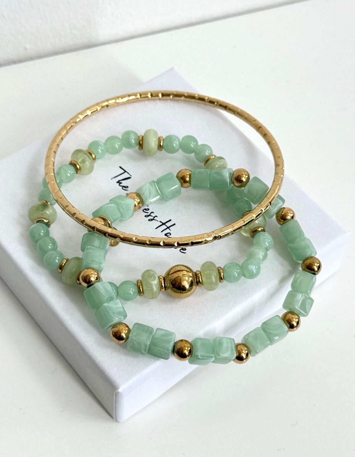 Pixie - Turquoise Gold Bracelet Set