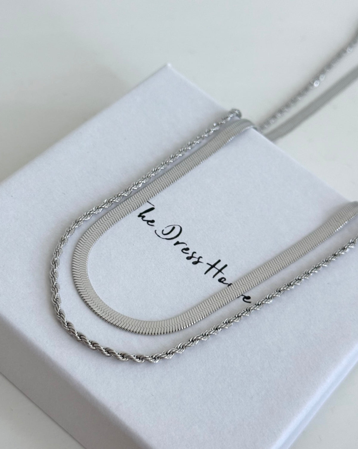 Amelia - Silver Layer Necklace
