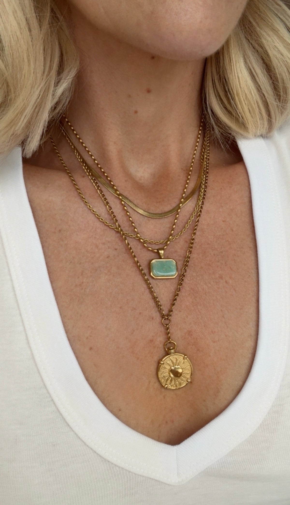 Kelly - Gold Silver Necklace