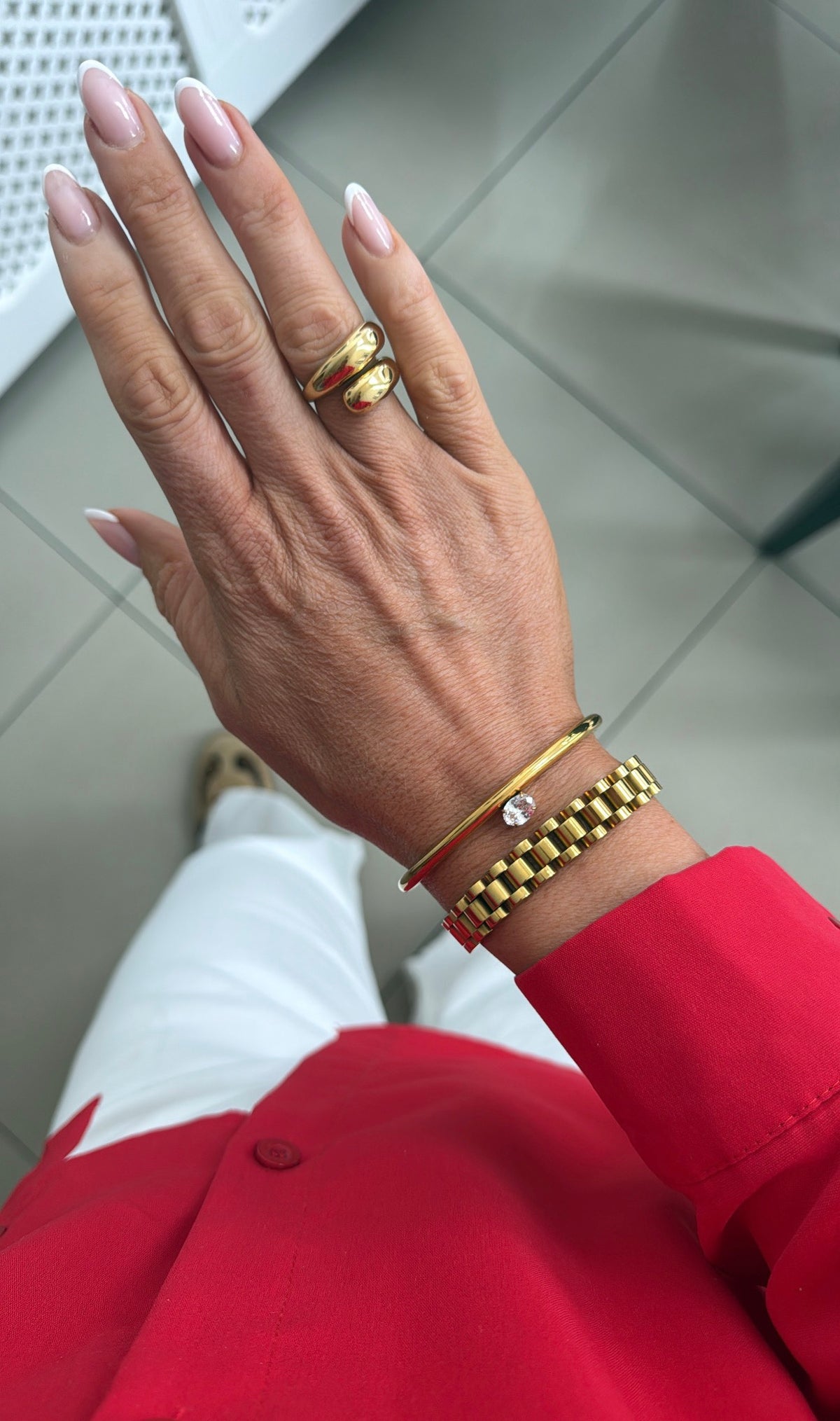 Mila - Gold Bangle Bracelet