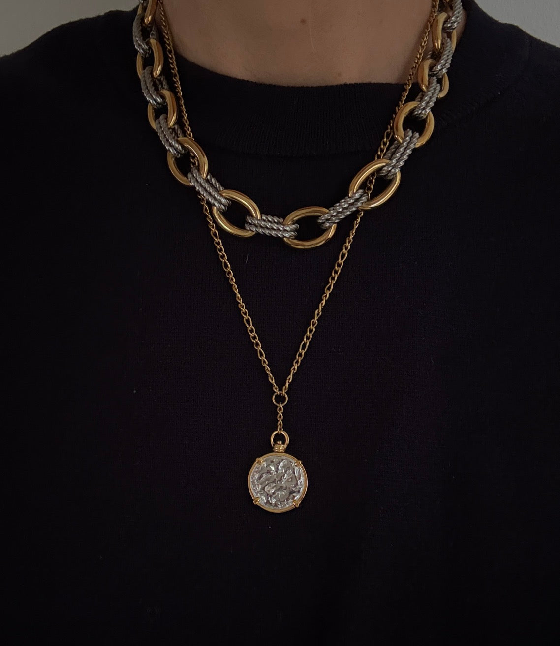 Kelly - Gold Silver Necklace