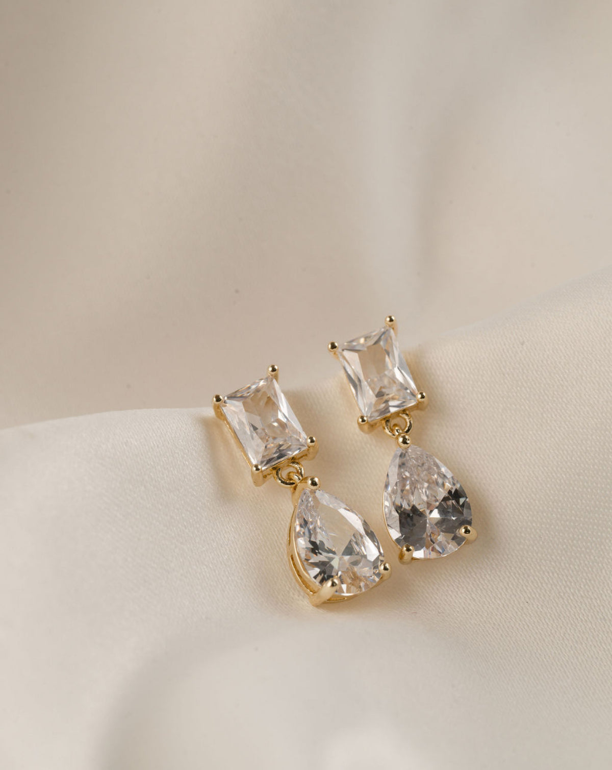 Charlotte - Gold Diamanté Earring