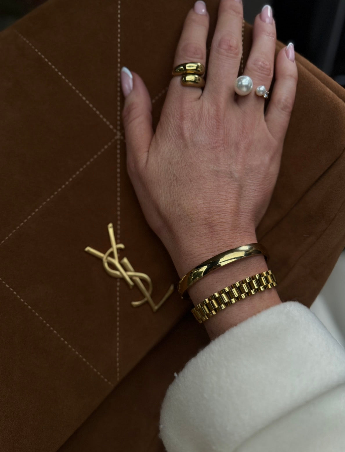 Adele - Gold Pearl Ring PRE ORDER 6th March