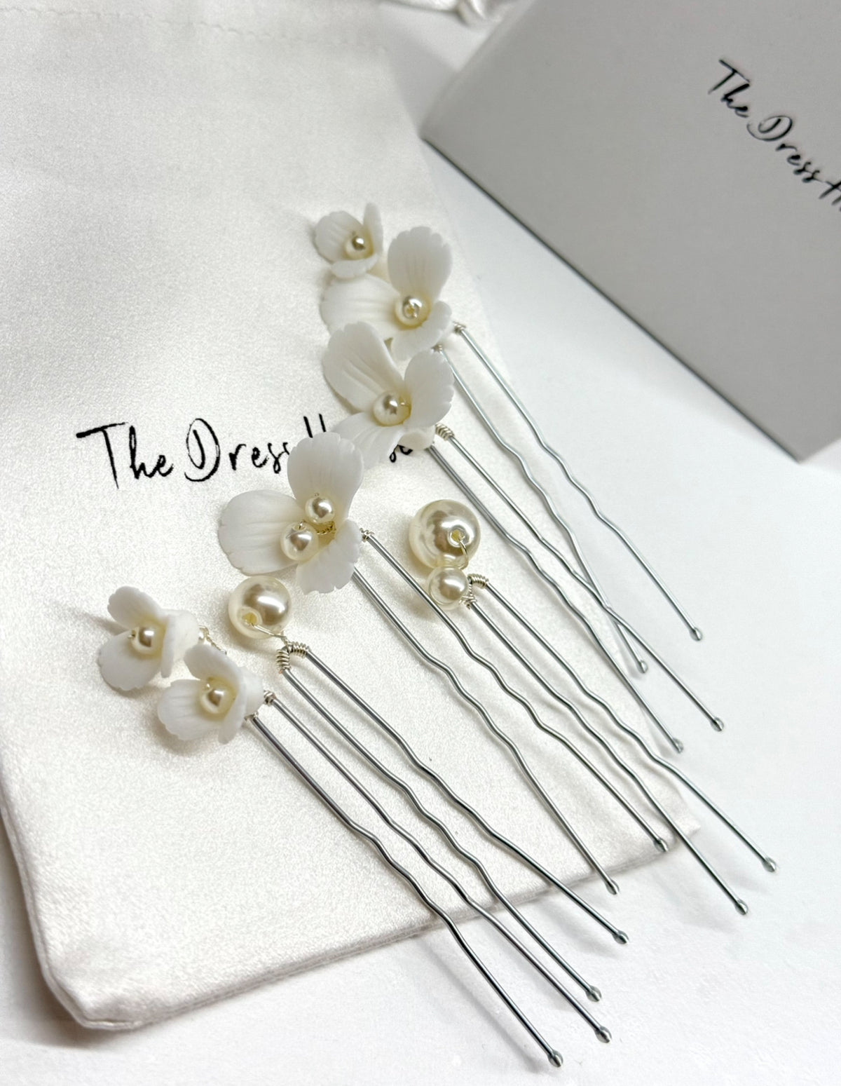 Cass - Bridal Pearl Hair Pins