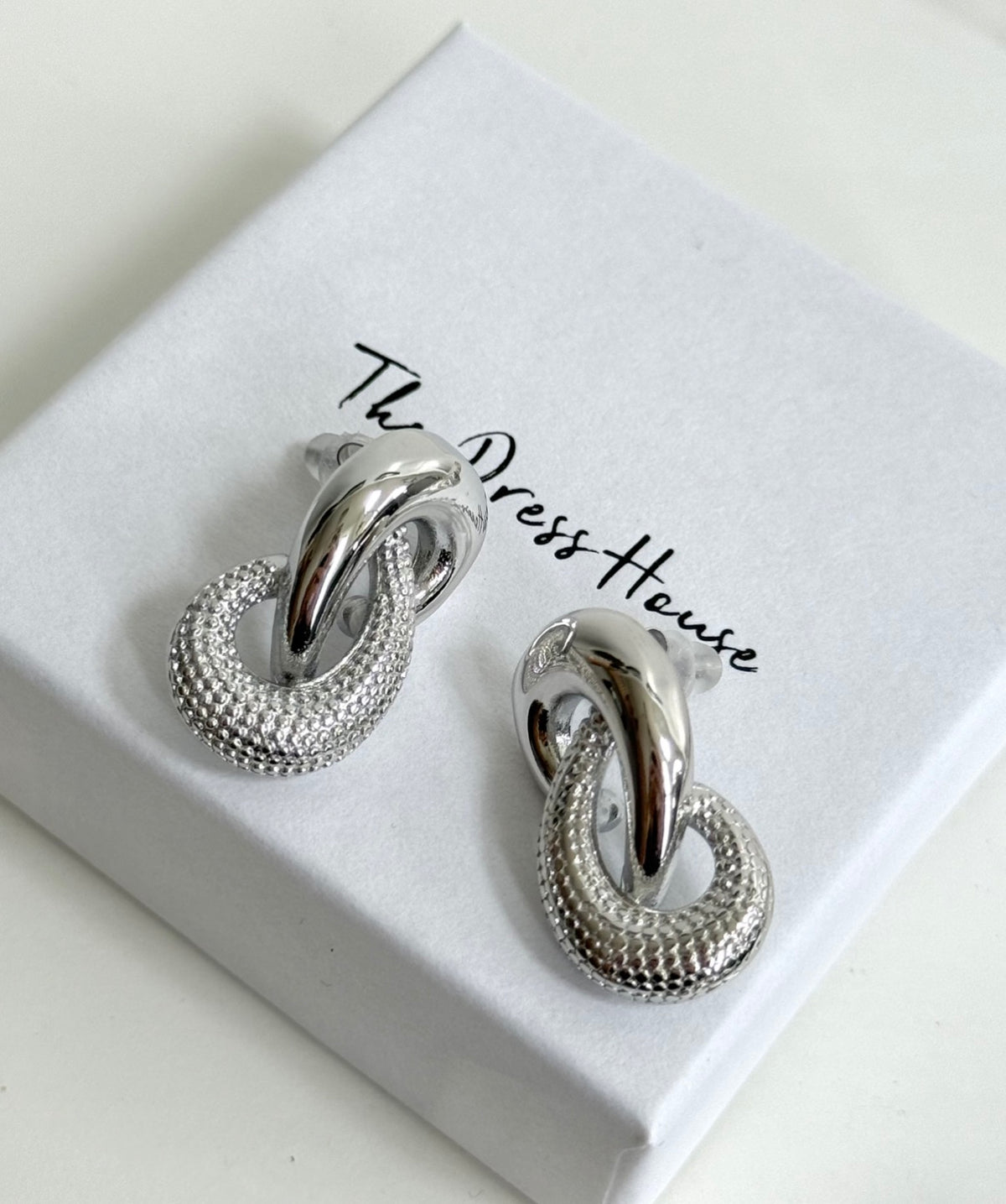 Kelsey - Silver Statement Earring