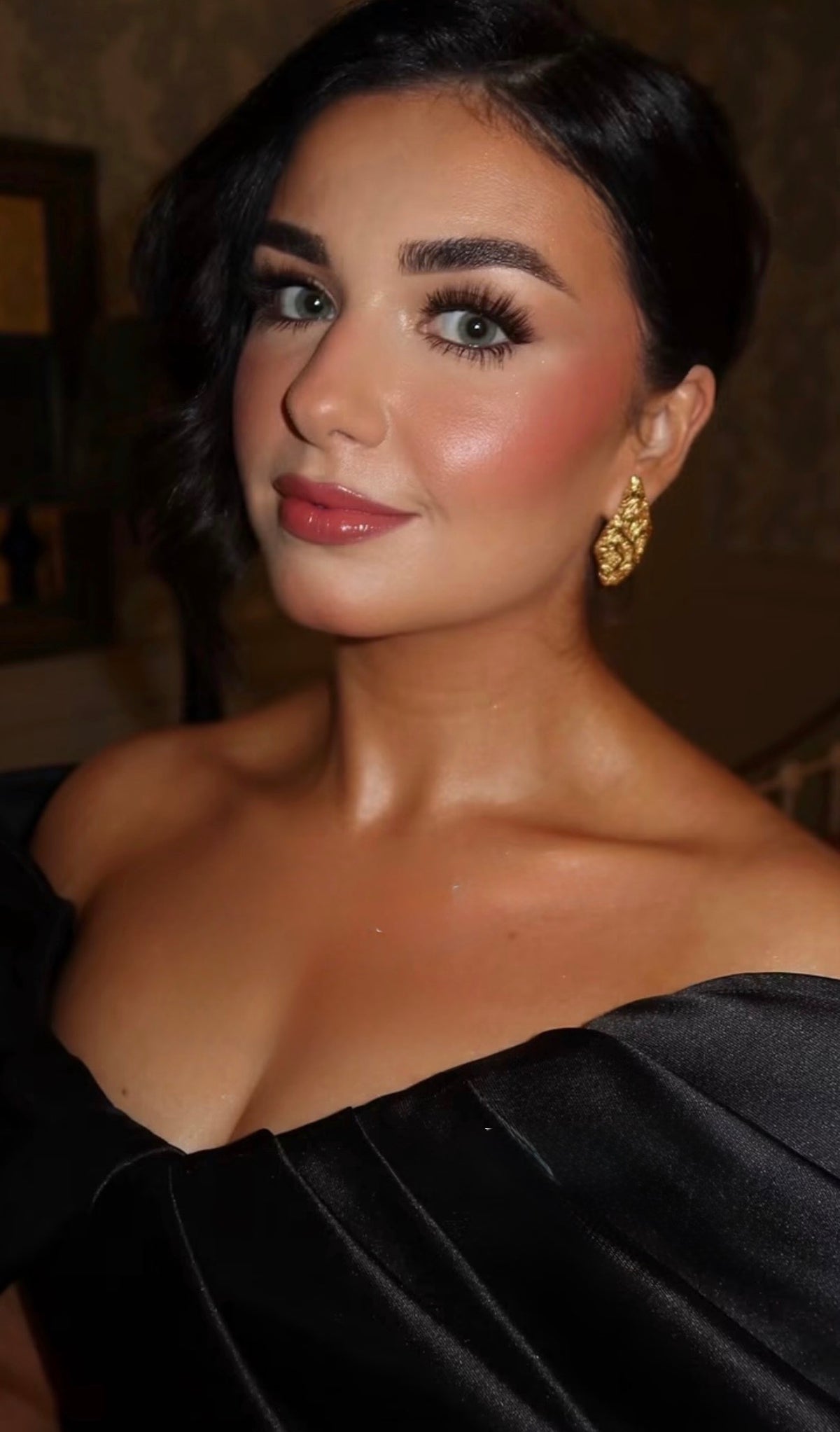 Carmen - Gold Statement Earring
