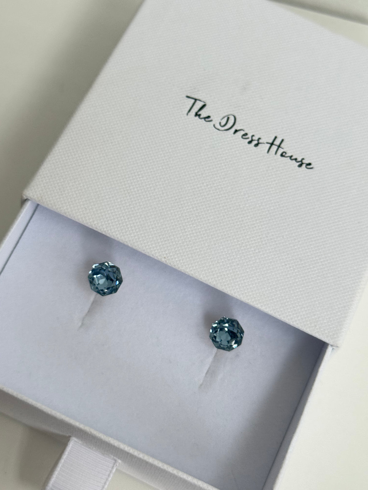 Simone - Baby Blue Stud Earring