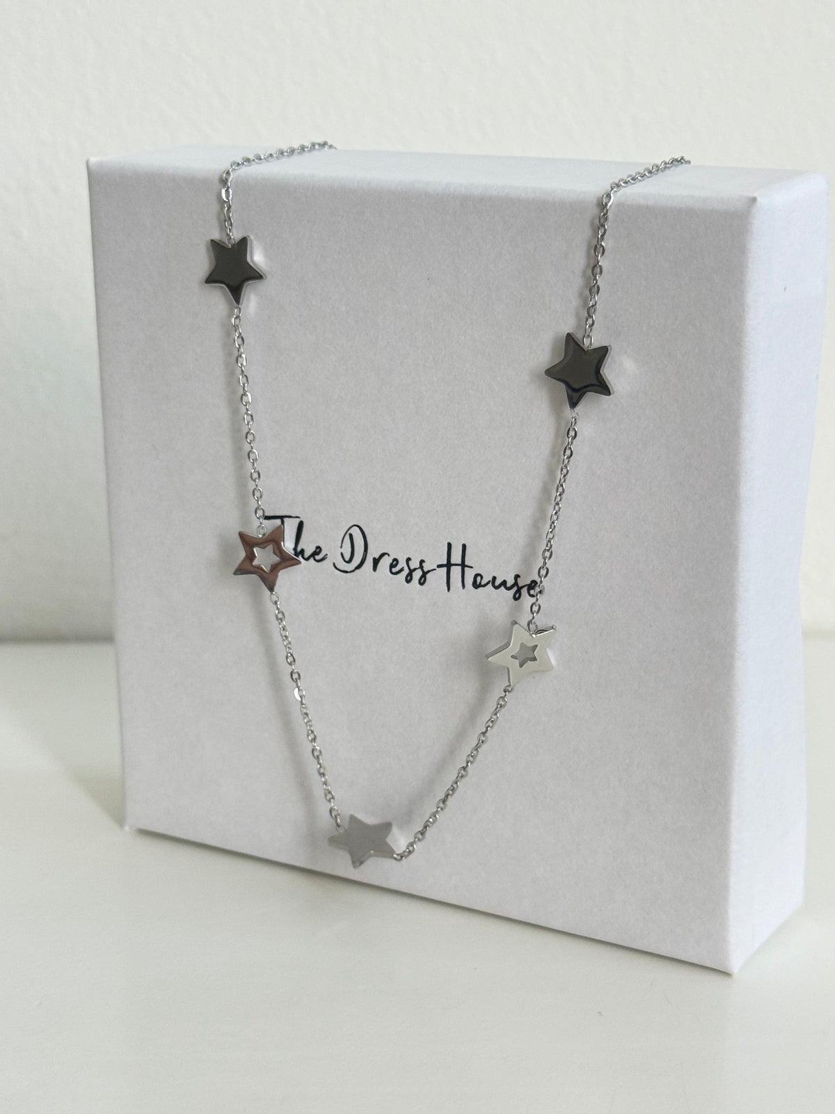 Cellie - Silver Star Necklace