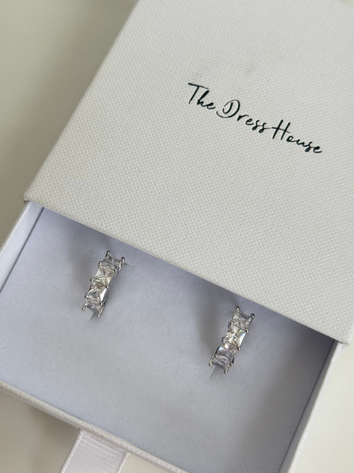 Kim - Silver Hoop Earring