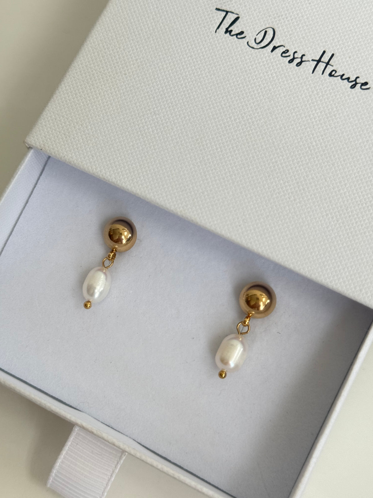 Pixie - Gold Pearl Earring