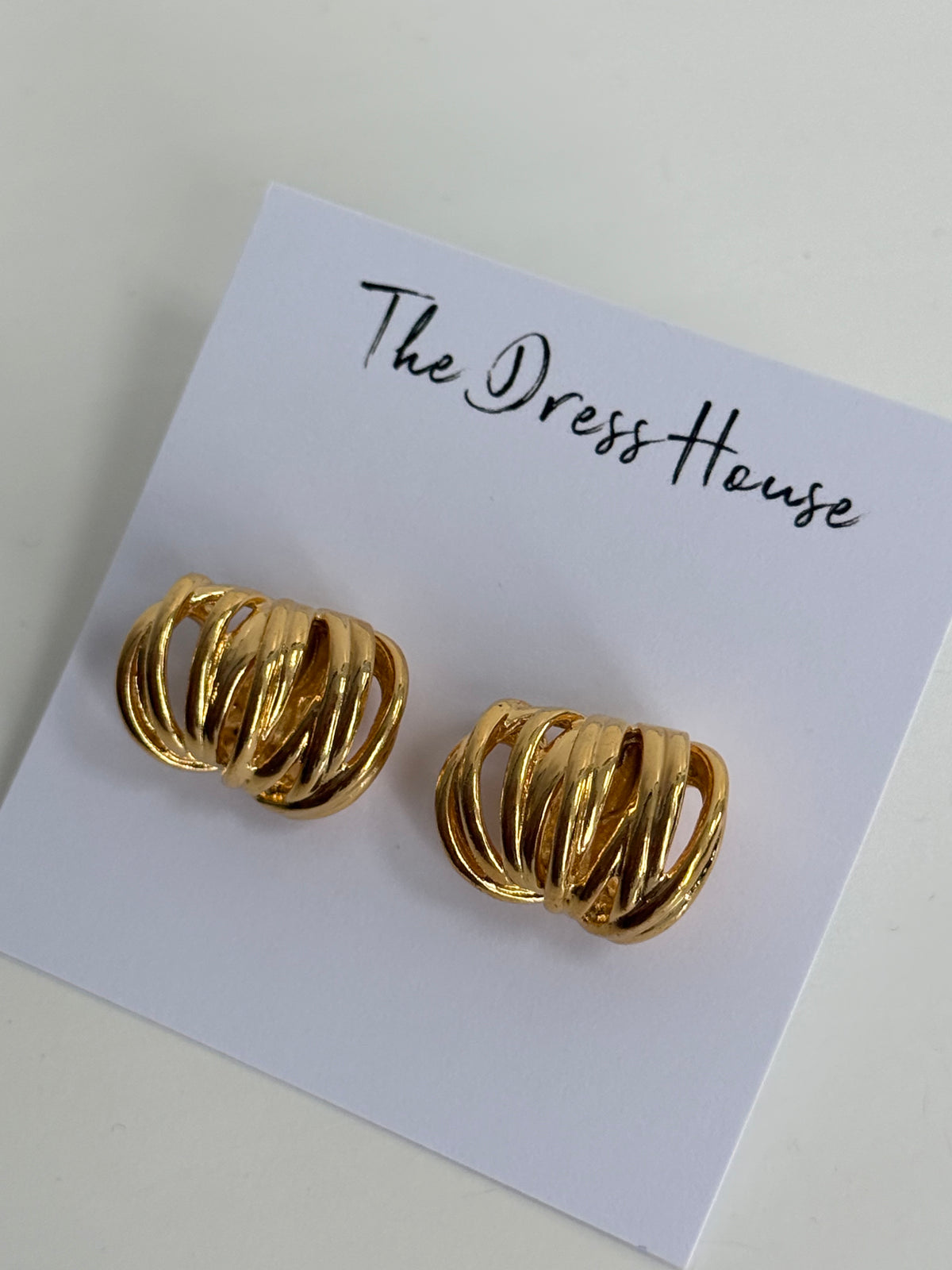 Cici - Gold Hoop Earring