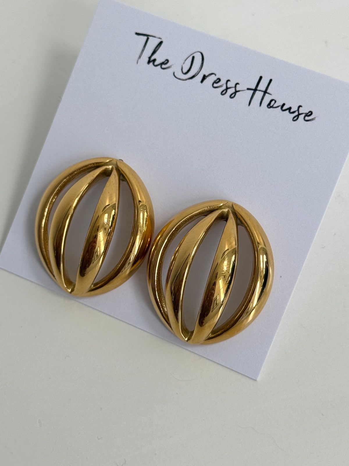 Adele - Gold Statement Earring