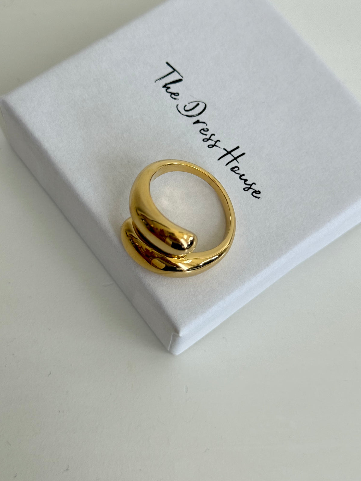 Jasmine - Gold Adjustable Ring