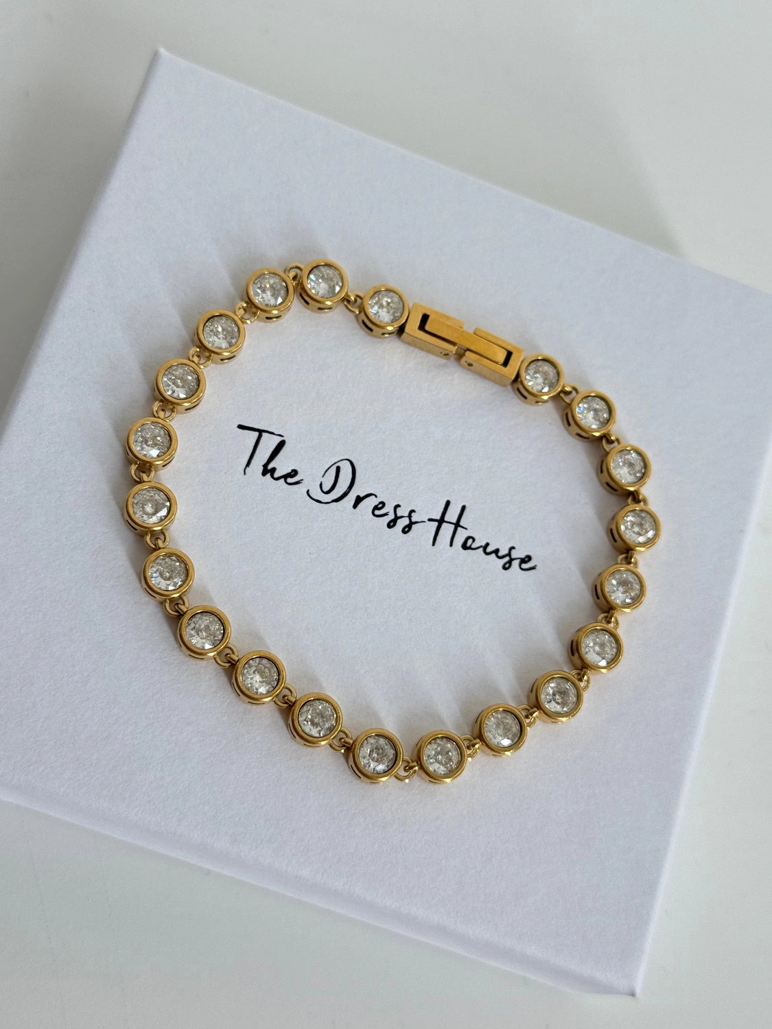 Isobel - Gold Tennis Bracelet