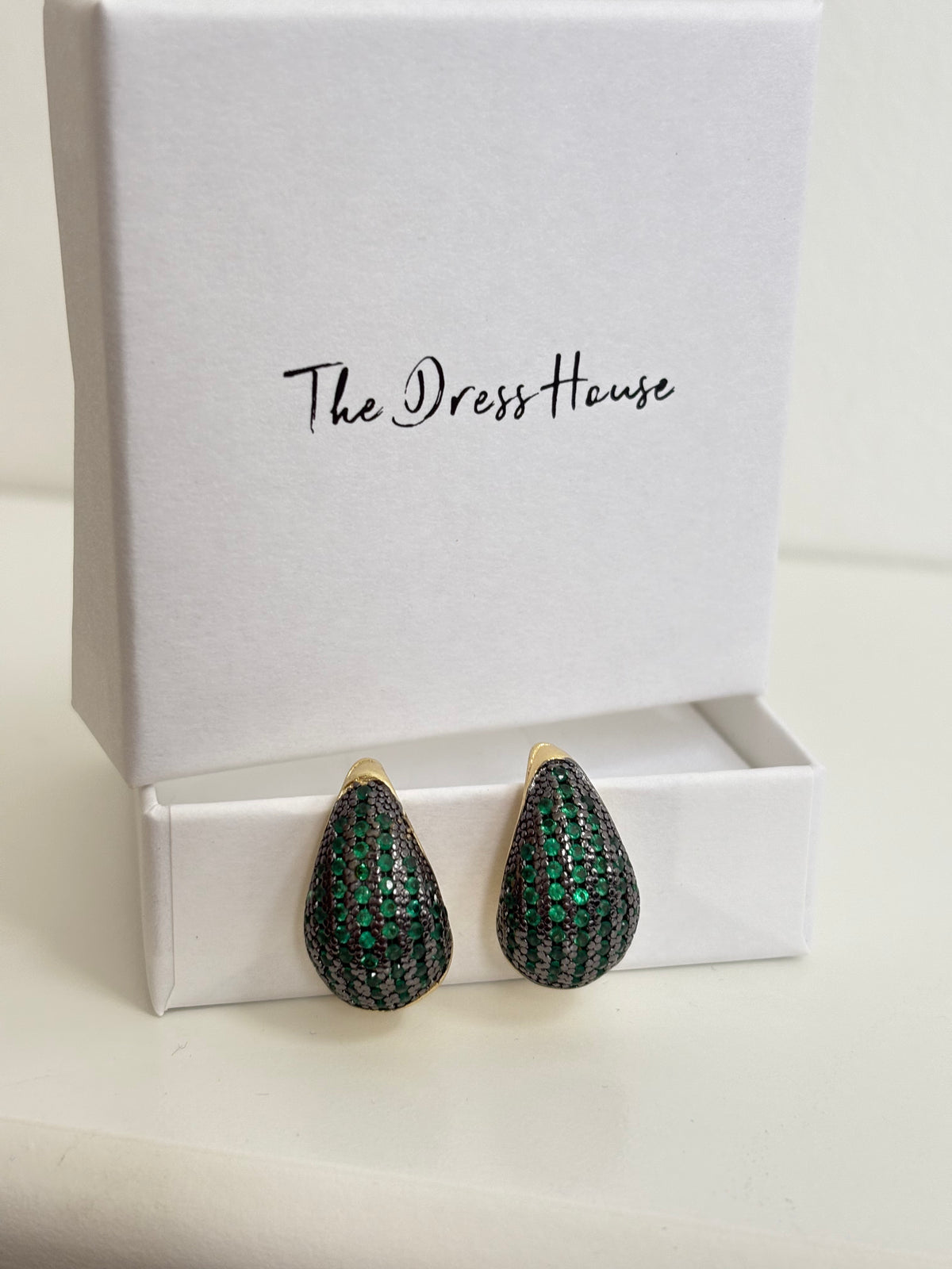 Alsa - Green Gold Earring