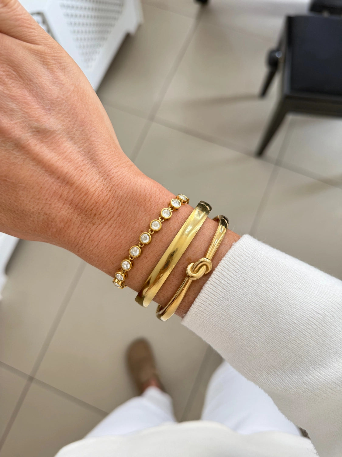 Isobel - Gold Tennis Bracelet
