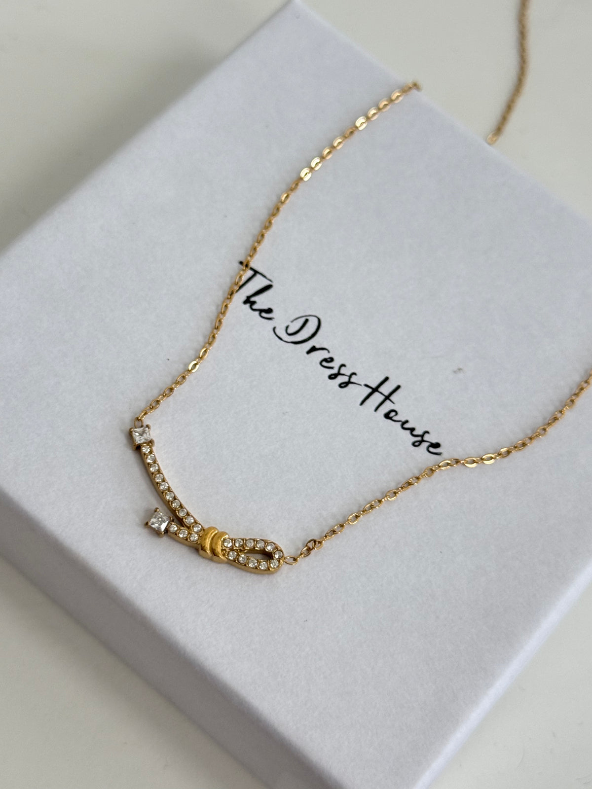 Olive - Gold Necklace