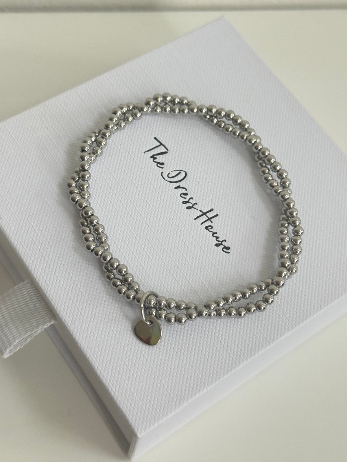 Serena - Silver Double Bead Bracelet