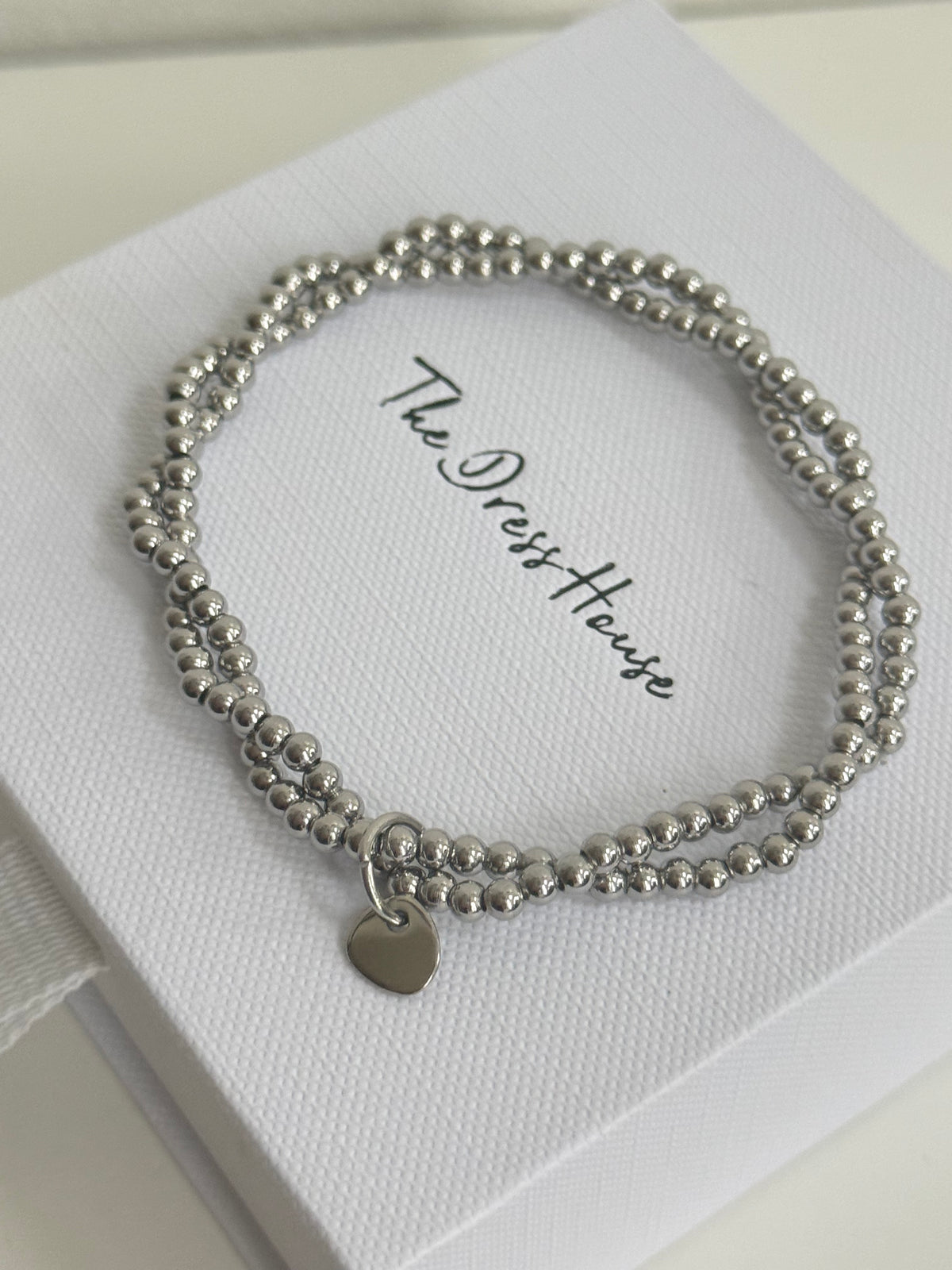 Serena - Silver Double Bead Bracelet