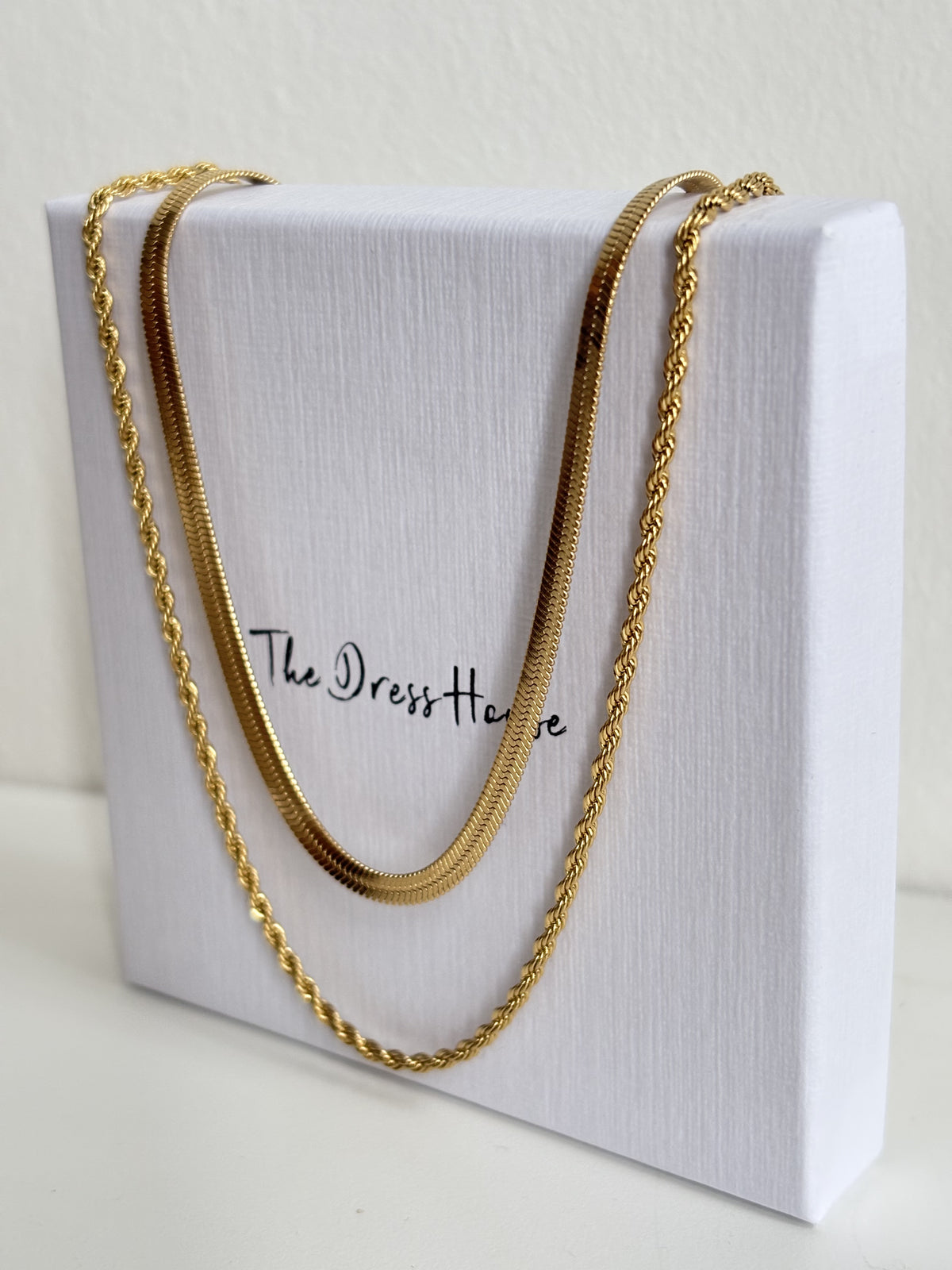 Amelia - Double Gold Necklace
