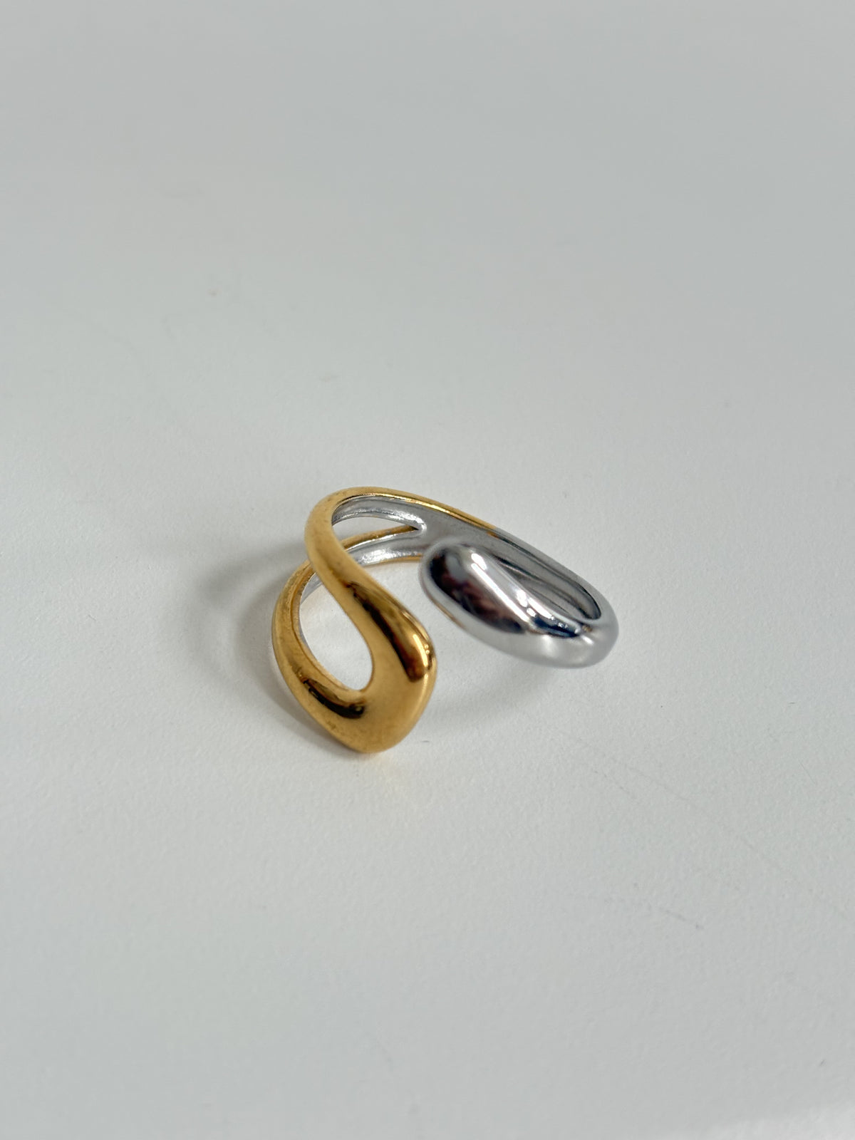 Didi - Gold Silver Adjustable Ring