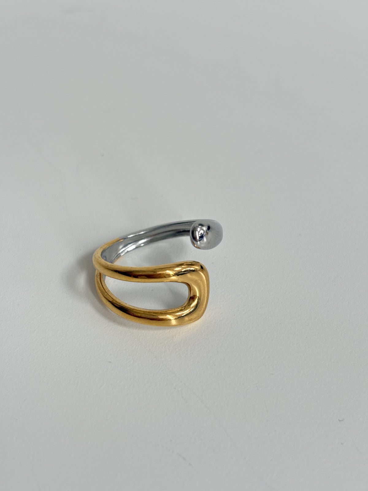 Didi - Gold Silver Adjustable Ring