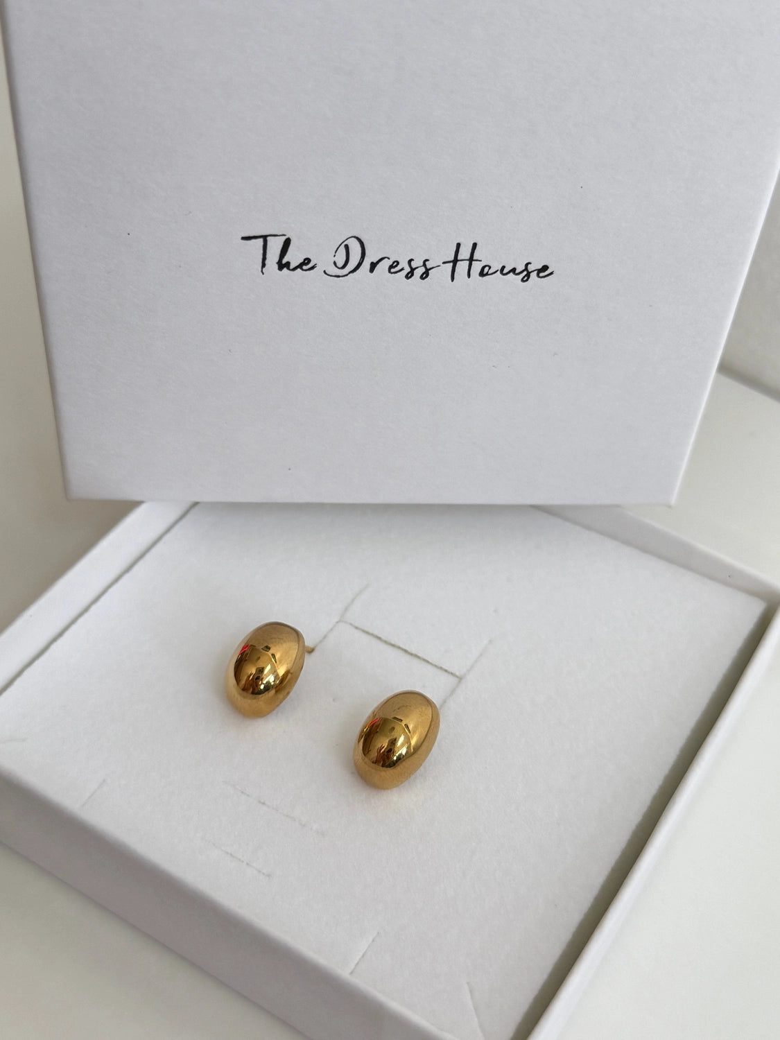 Ada - Gold Dome Earring