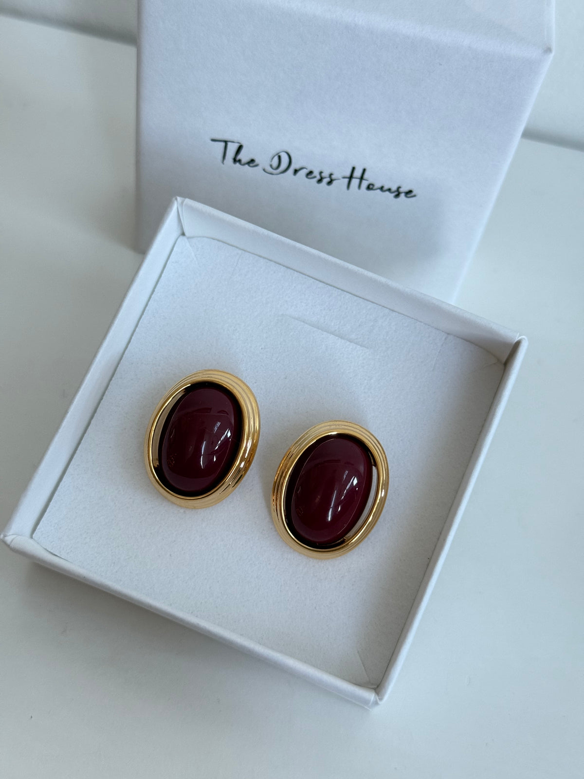 Beth - Gold Wine Earring