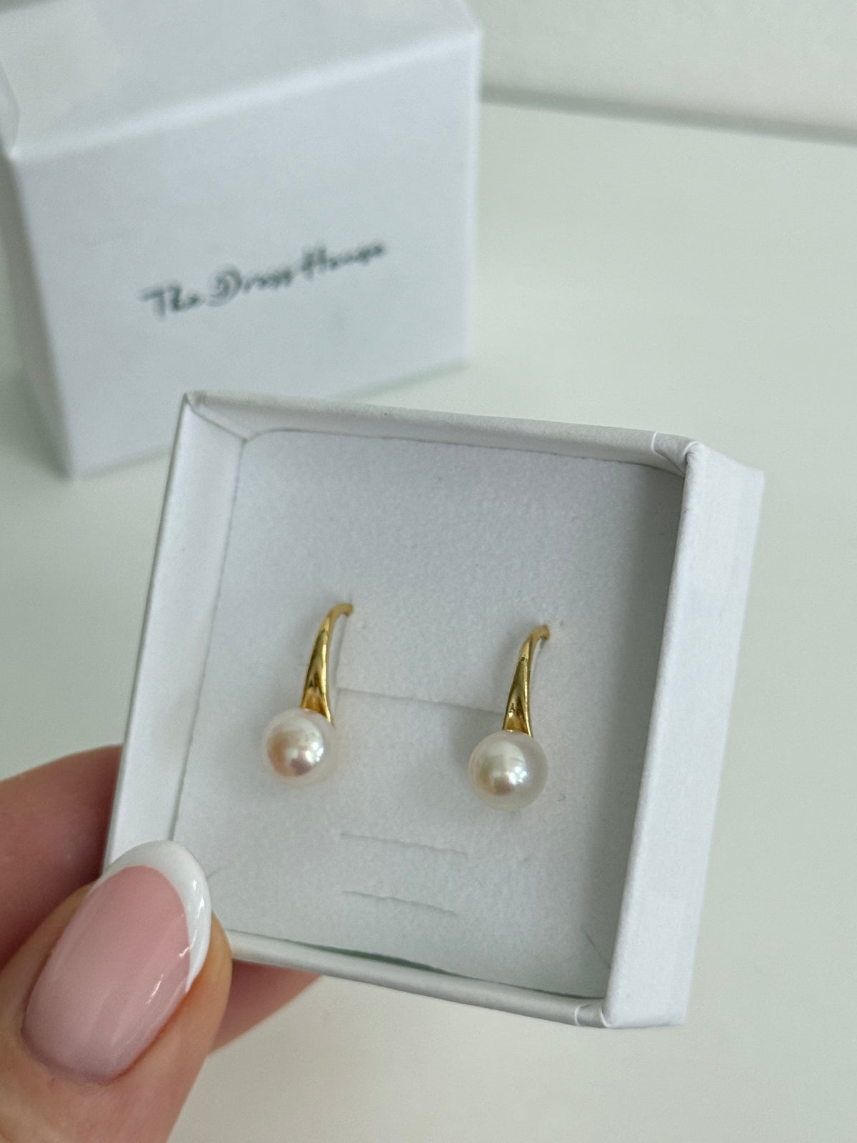 Ellen - Gold Pearl Earring