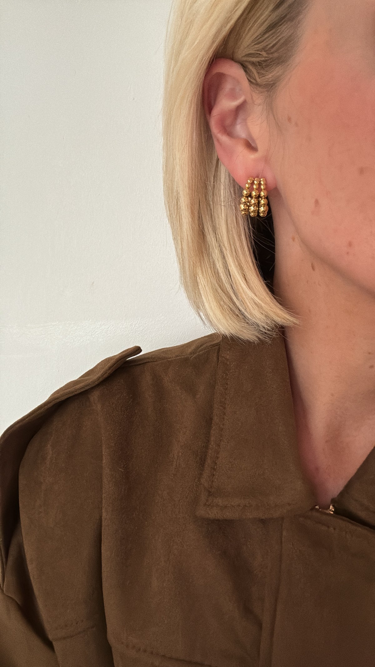 Kate - Gold Hoop Earring