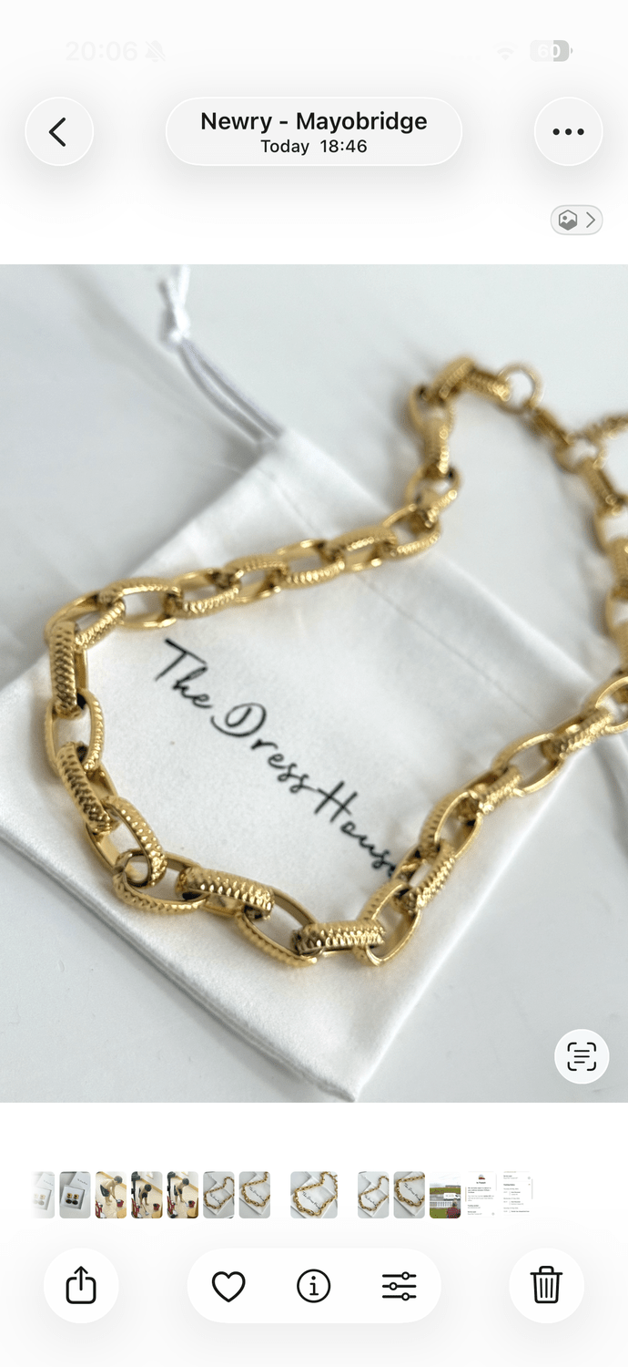 Isla - Gold Chunky Necklace