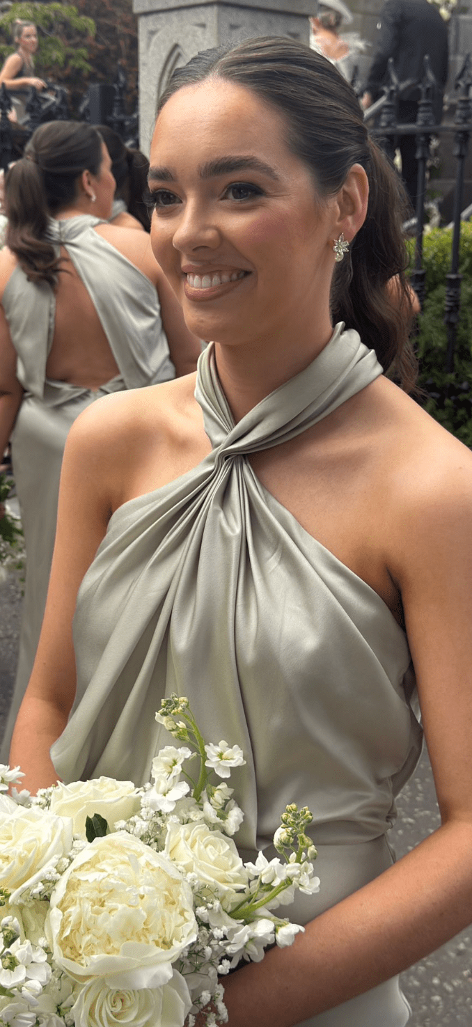 Verona - Gold Pearl Earring