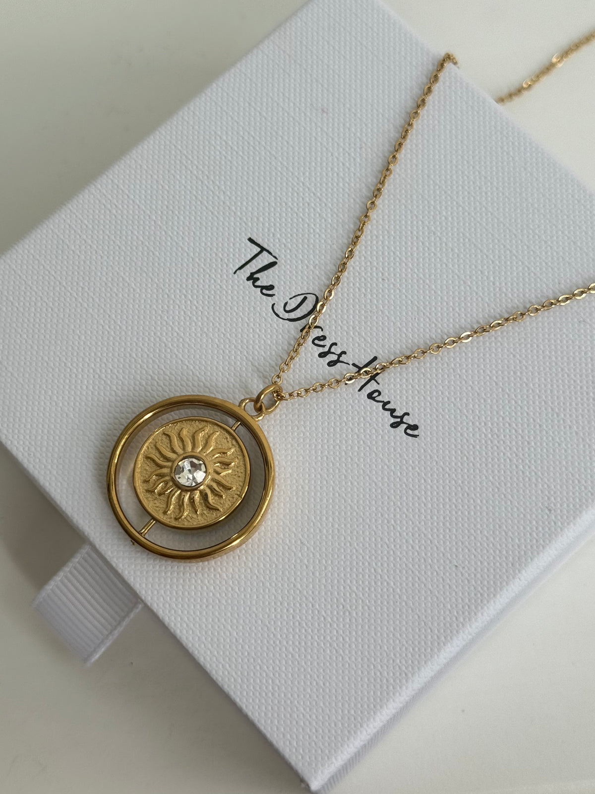 Celestial - Gold Reversible Charm Necklace