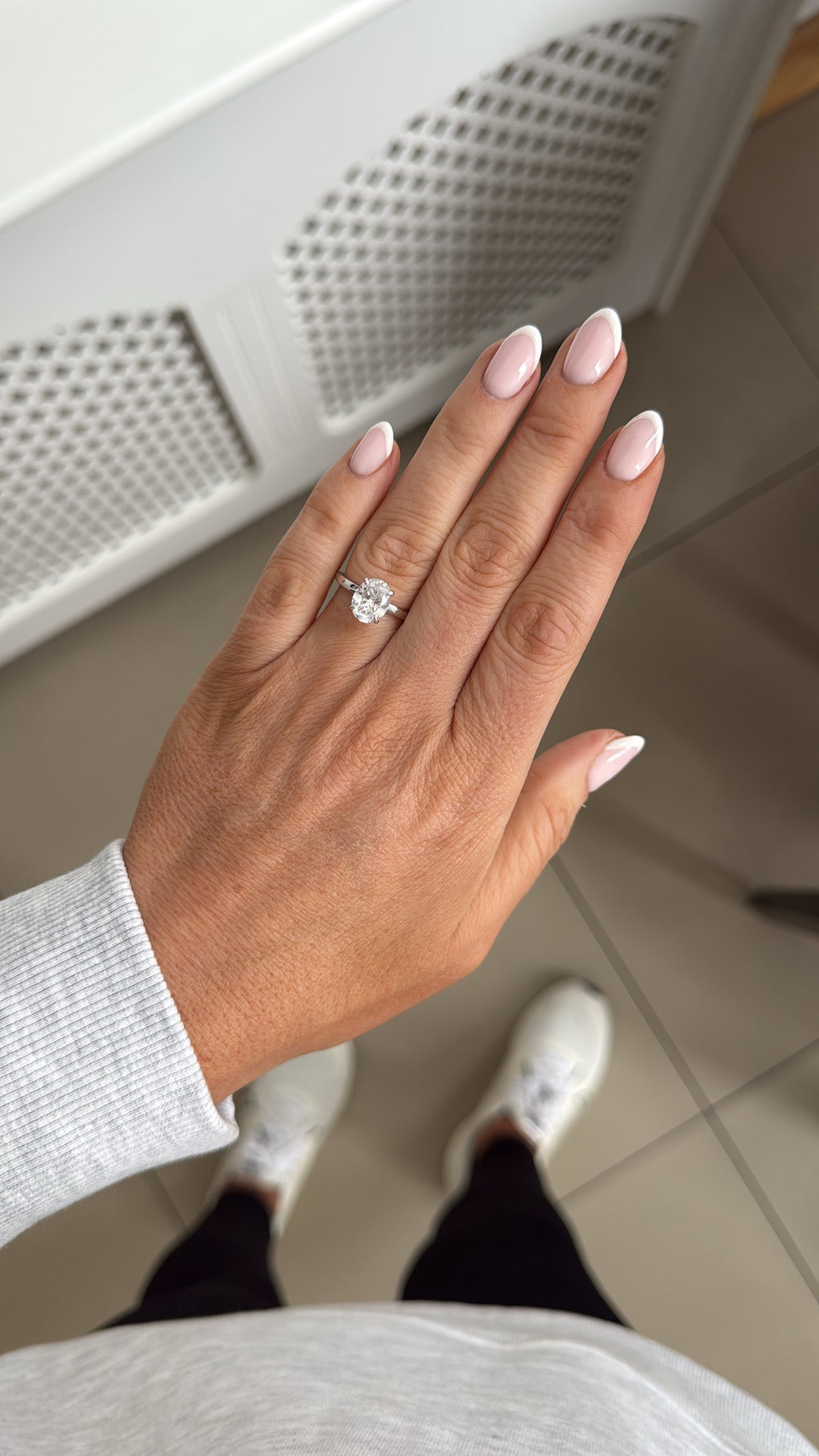 Rosie - Silver Diamanté Ring