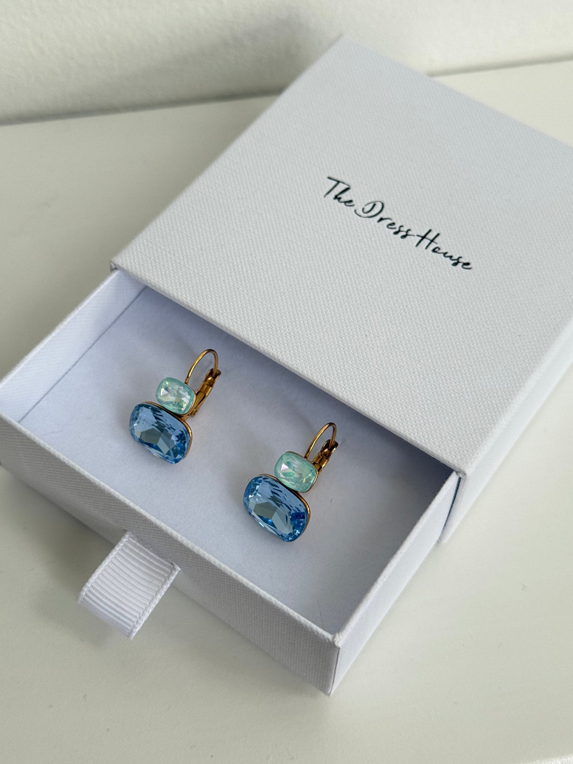Dani - Blue Gold Earring