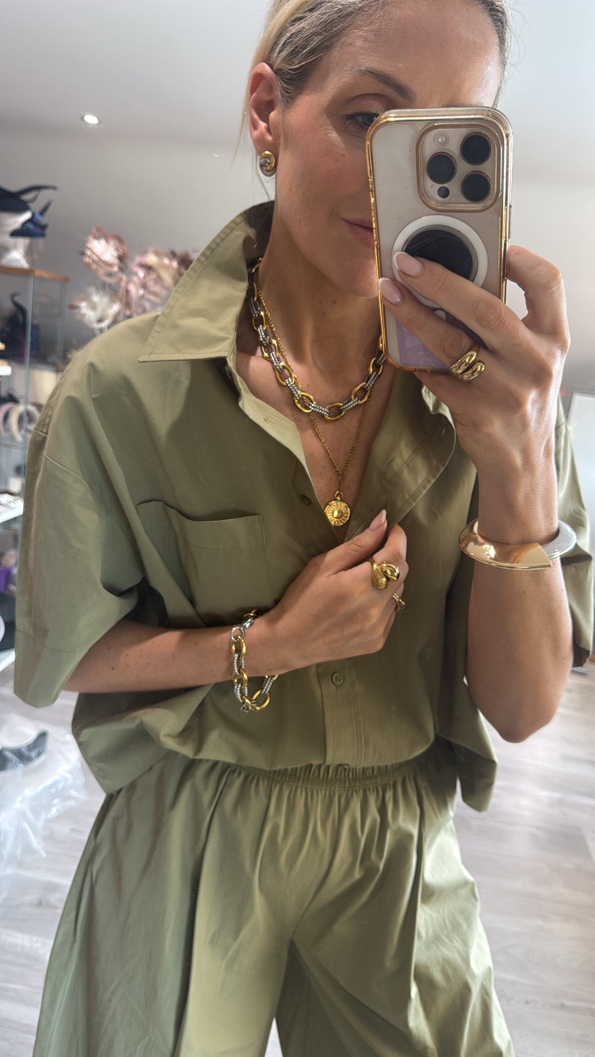 Kelly - Gold Silver Necklace