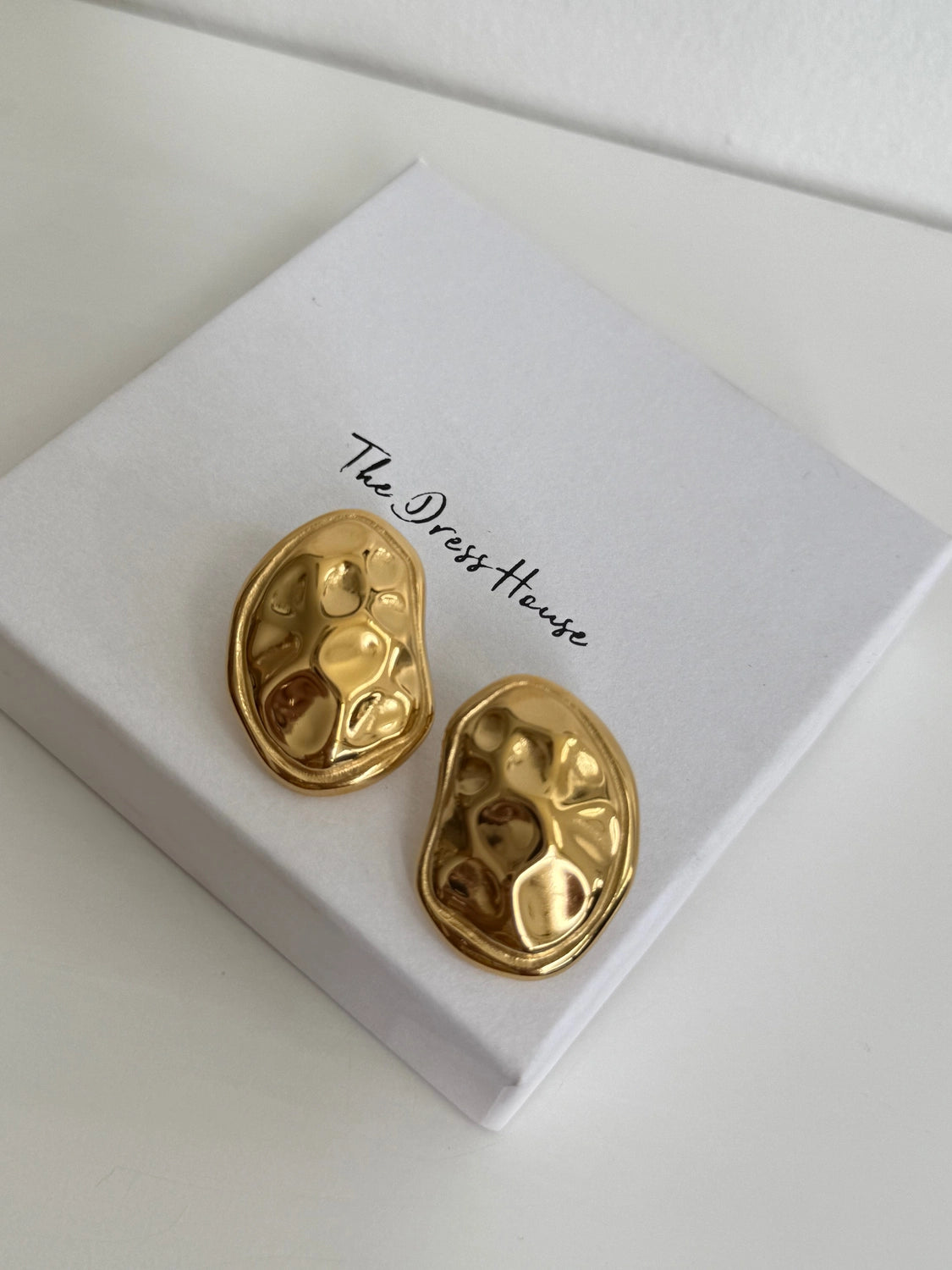 Ona - Gold Statement Earring