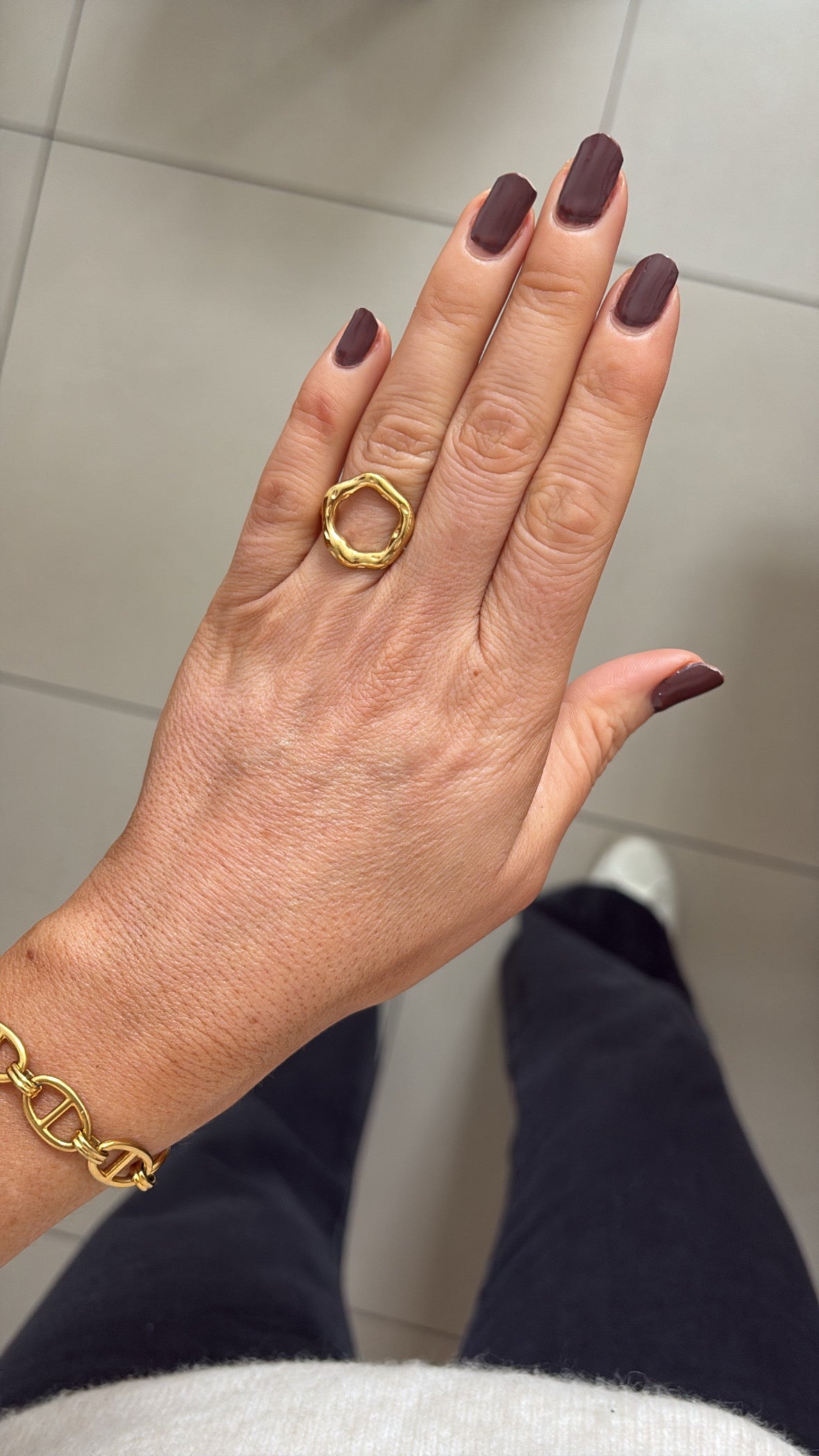 Eliza - Gold Adjustable Ring