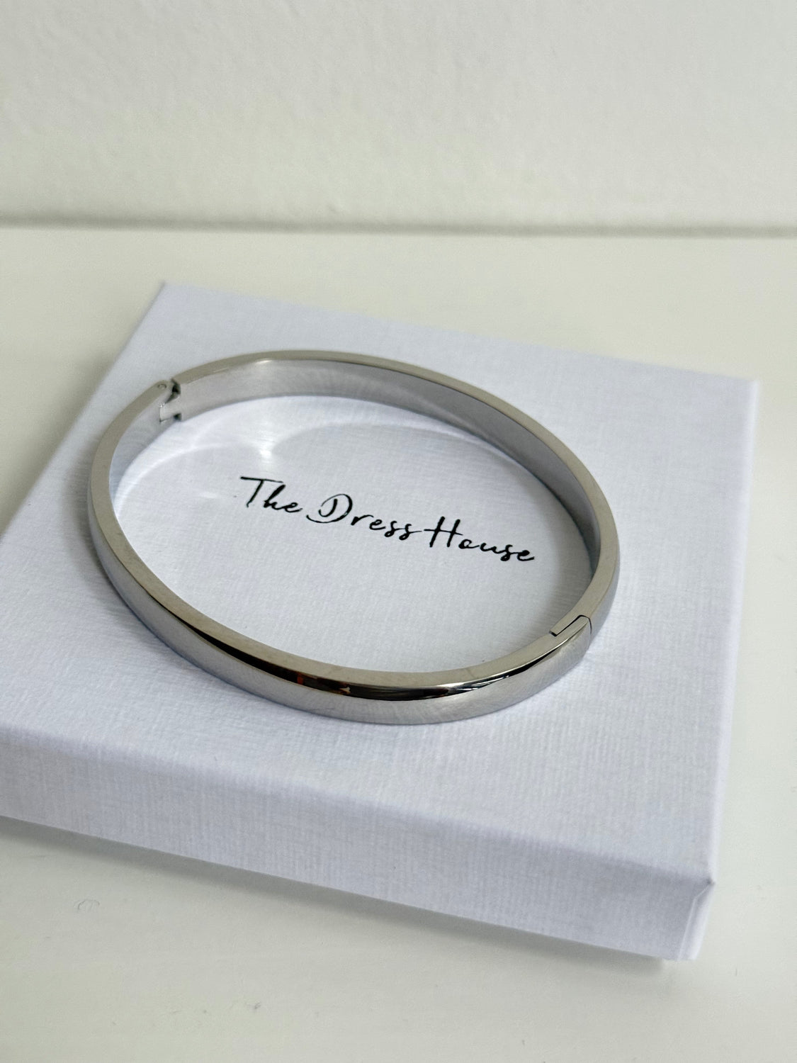 Harper - Silver Bangle Bracelet (6mm)