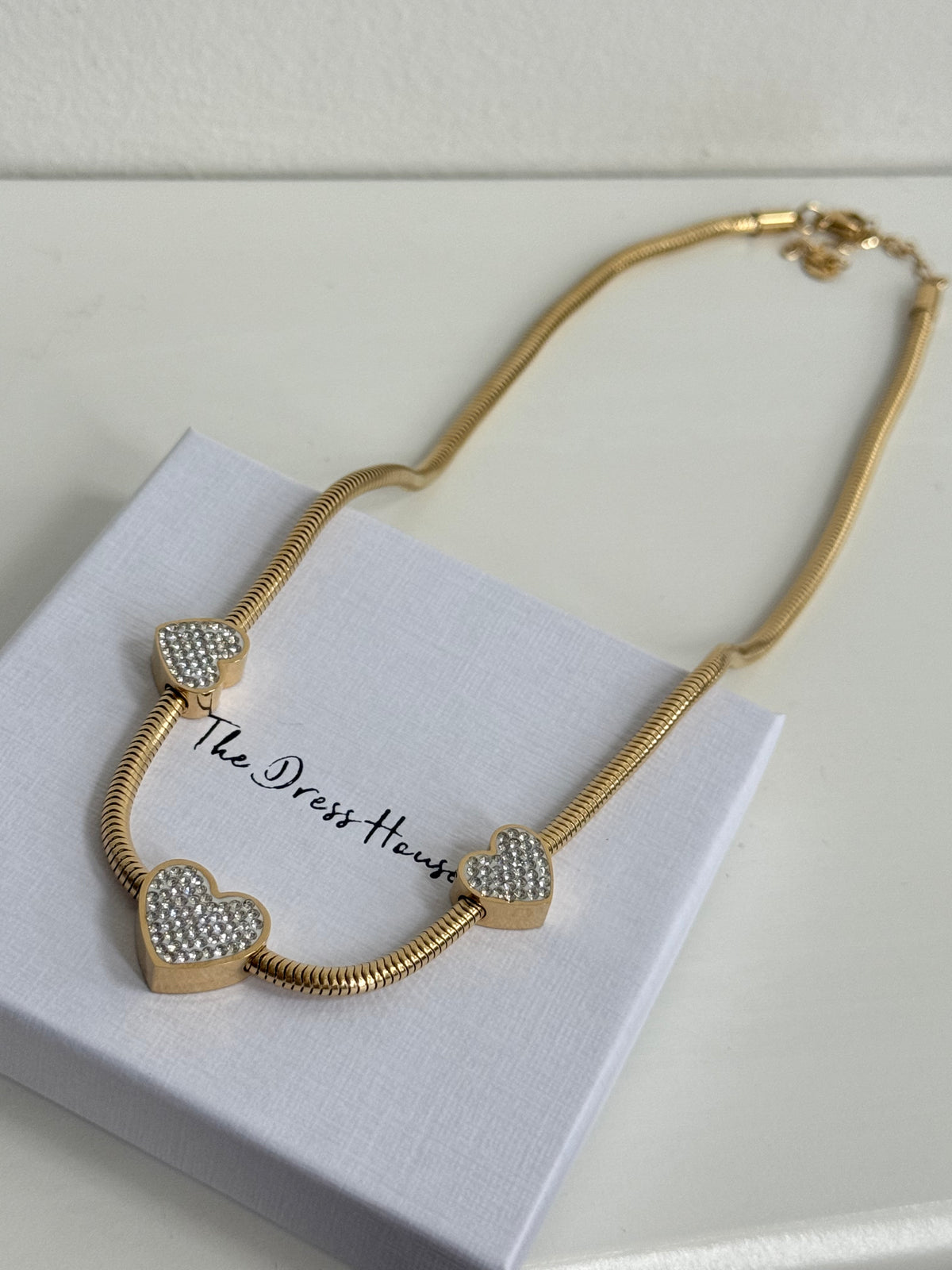 Nicola - Gold Heart Necklace