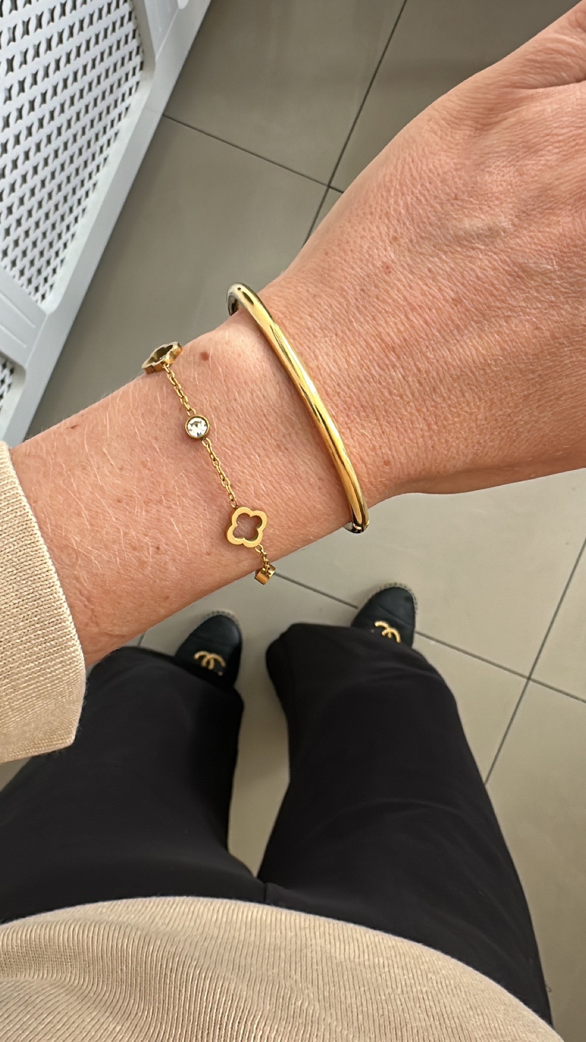 Matilda May - Gold Bangle Bracelet