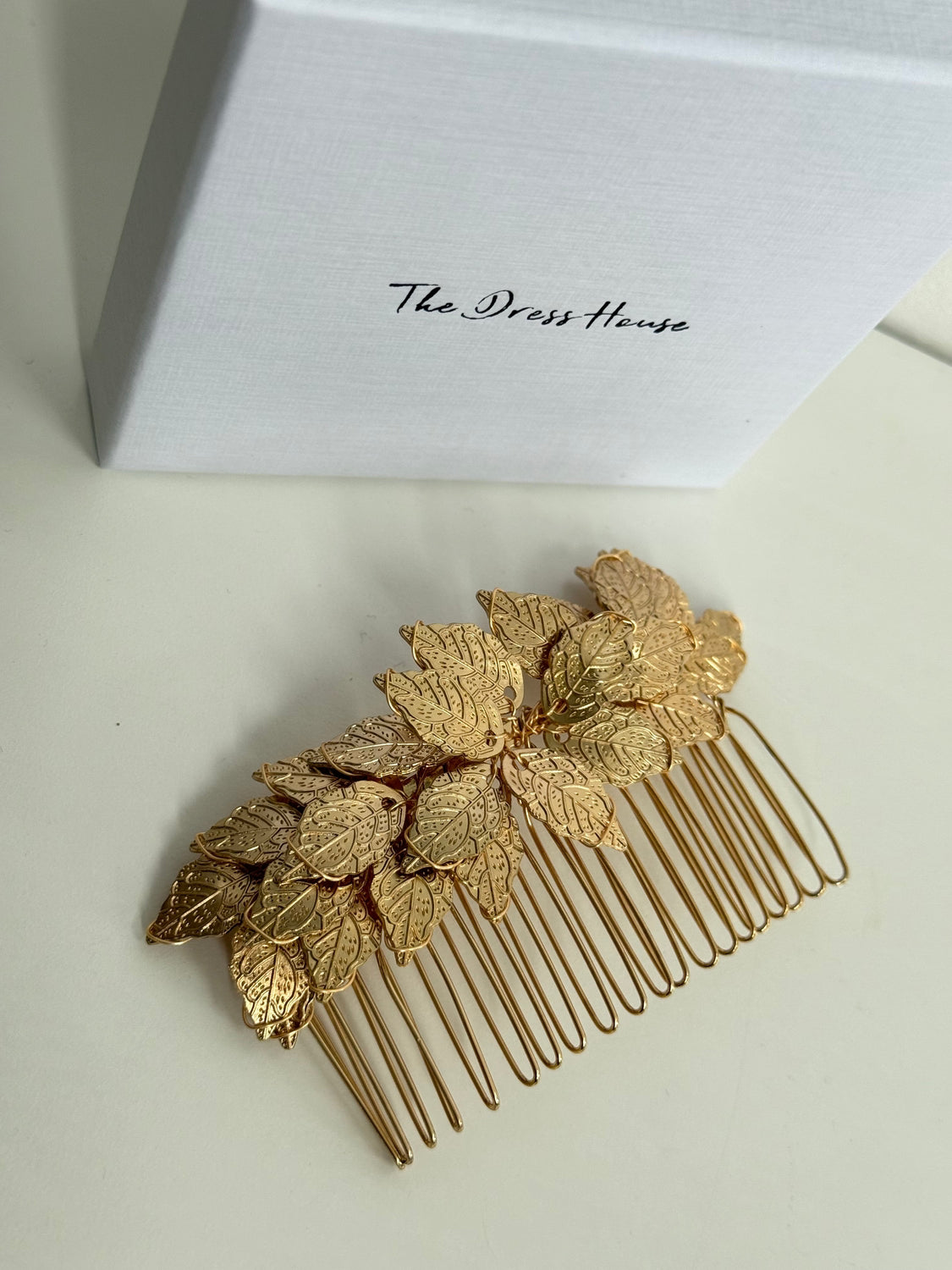 Kim - Gold Leaf Hair Comb