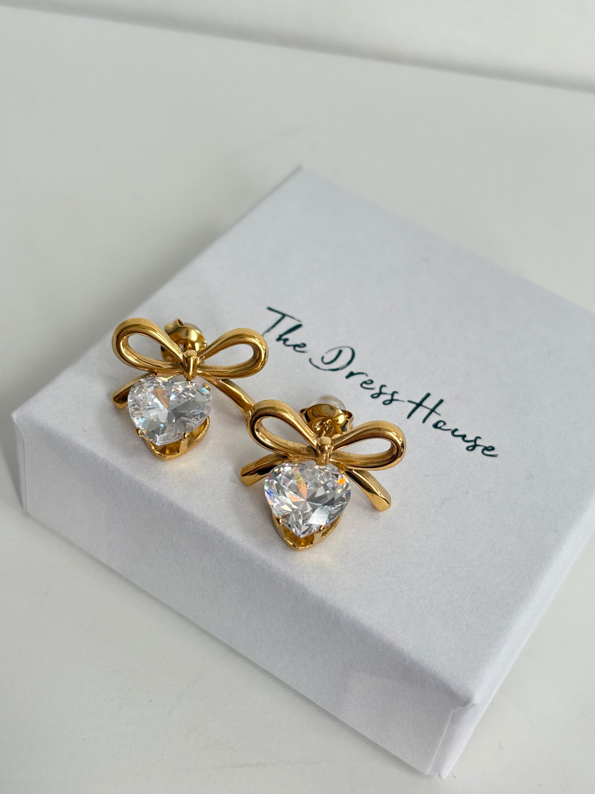 Hailey - Gold Heart Earring