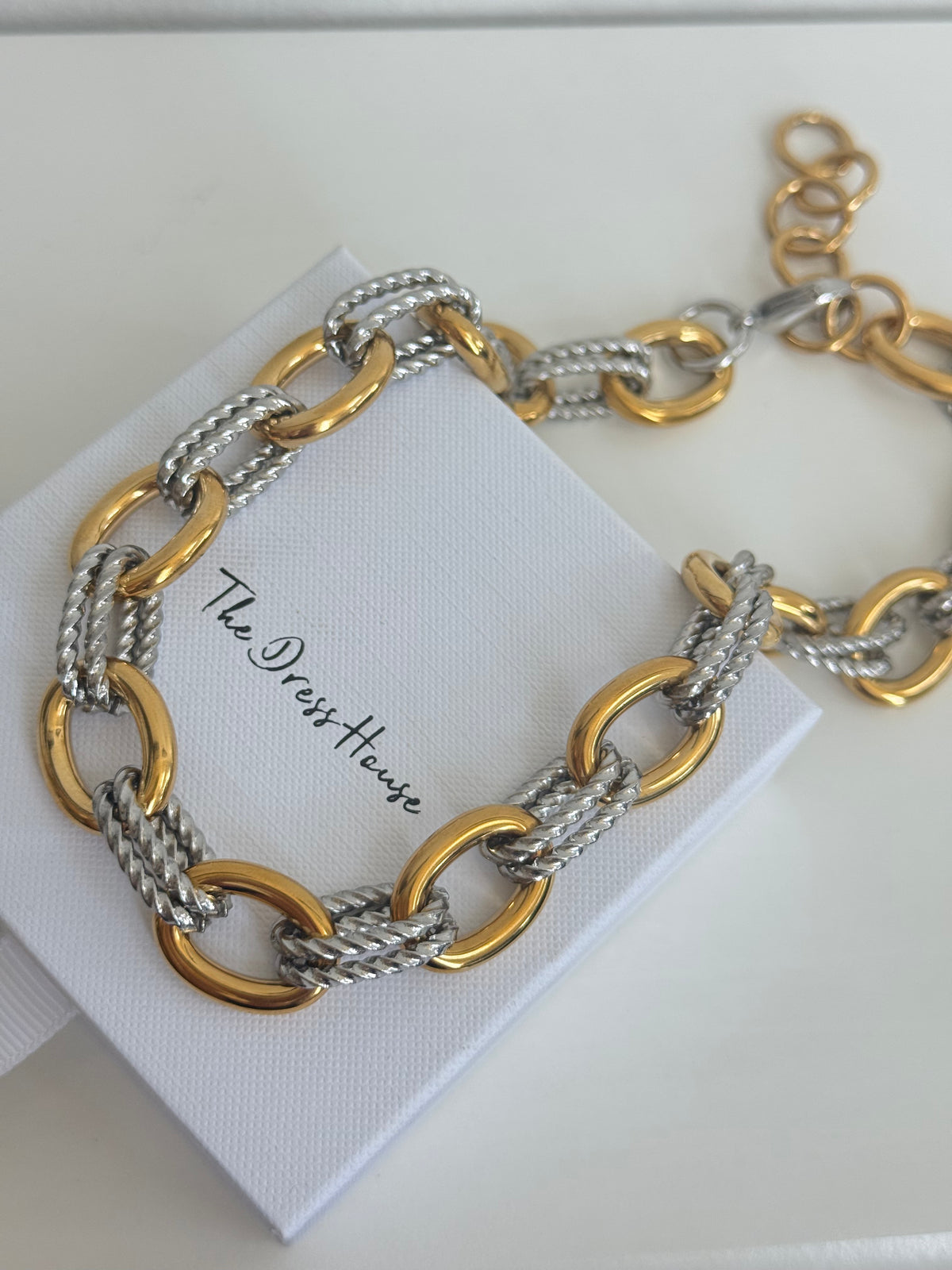 Izzy - Gold Silver Chunky Necklace